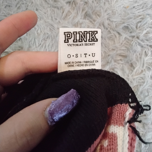 Pink Nation Knit Beanie - Picture 3 of 3